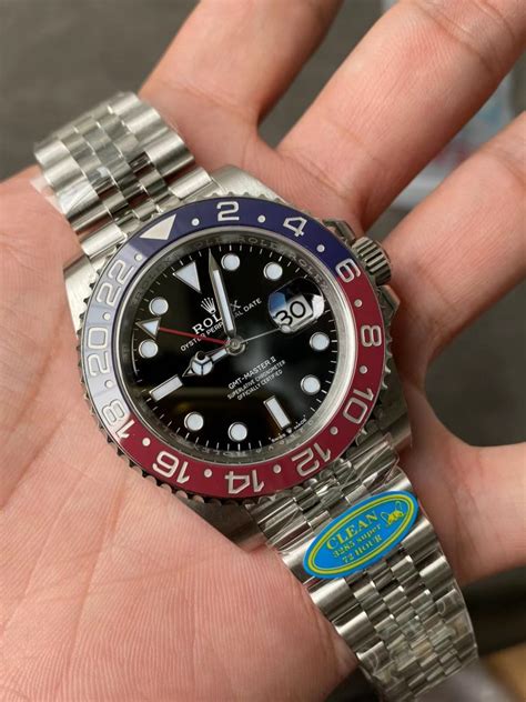 rolex gmt pepsi clean factory|rolex pepsi price chart.